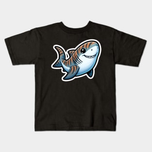 Shark Critter Cove Cute Animal A Splash of Forest Frolics and Underwater Whimsy! Kids T-Shirt